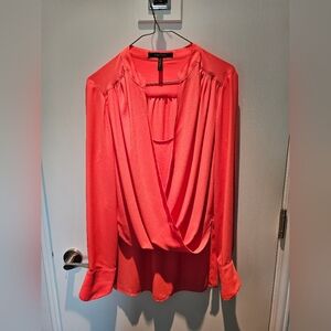 BCBG Coral Blouse Medium